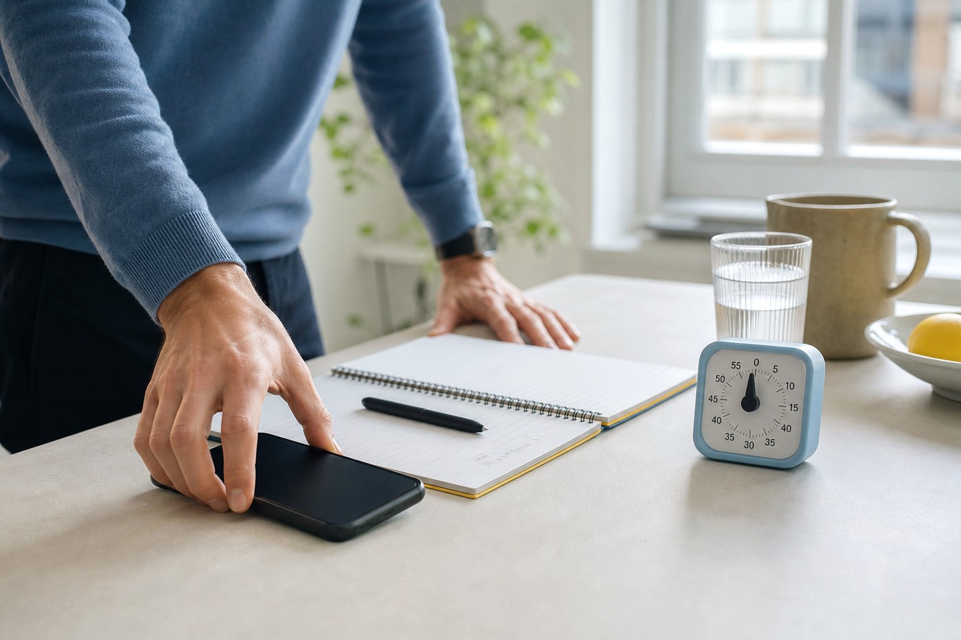 Digitale werkplek met notities over software en werkprocessen